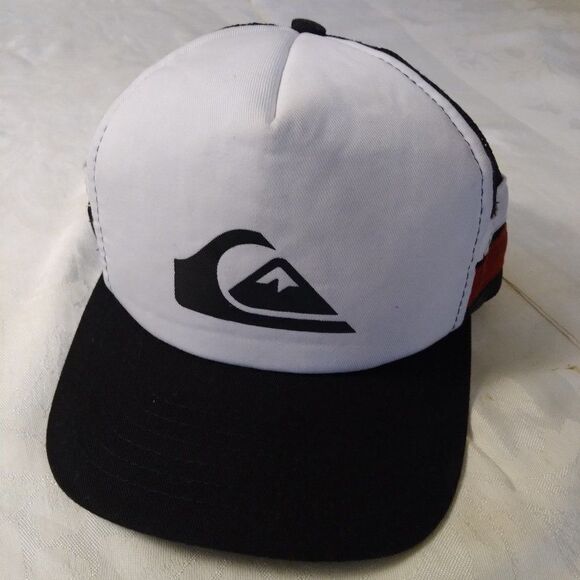 Vintage Quiksilver Logo Trucker Snap Back Hat - Picture 2 of 8